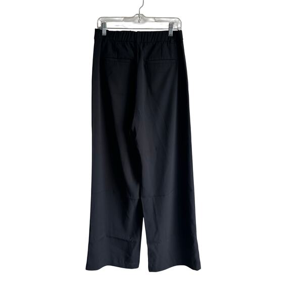 Gap 365 High Rise Trousers Wide Leg Pant Black 8 517737 - Picture 6 of 12